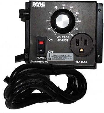 240VAC 15 amp solid state variac by Payne - 18TP-2-15