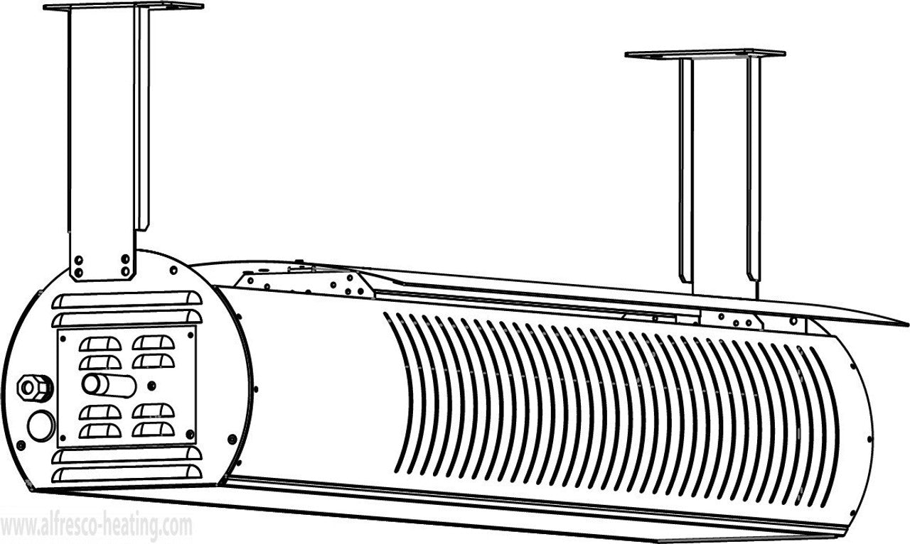 SunStar Gas Overhead Patio Heater SGL50-N10 Series