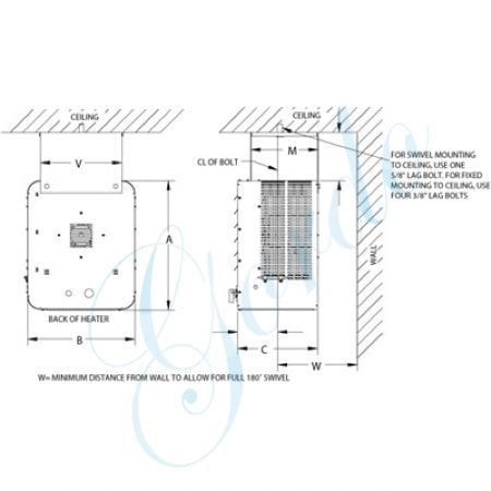 HVC-1 Ceiling Bracket