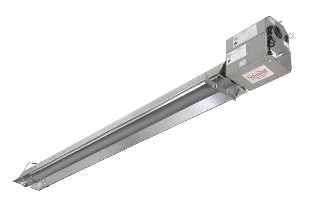 SPS Series Infrared Emitter Tube Patio Heaters Commercial-Grade Models
