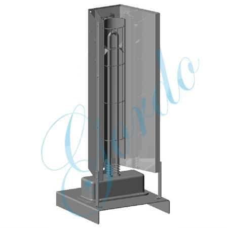 120V 1.5KW Infra-Red Portable Radiant Heater by Chromalox - STAR-02A-11-PC