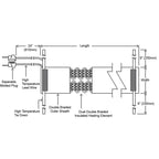 Grounded Heavy Insulated Heating Tape No Stat