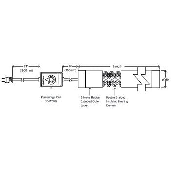 Industrial Heat Tape with Percentage Control