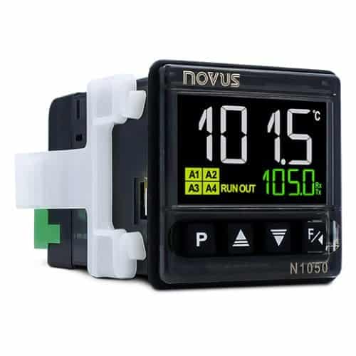 1/16 DIN USB PID Controller Universal In, (3) Relays and Pulse for SSR Drive Out, RS485, Ramp and Soak by Novus- N1050-PRRR