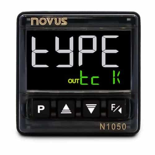 1/16 DIN USB PID Controller Universal In, (3) Relays and Pulse for SSR Drive Out, RS485, Ramp and Soak by Novus- N1050-PRRR
