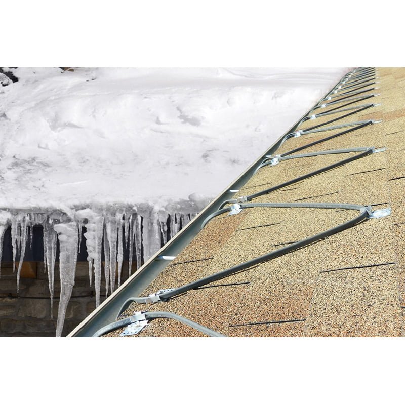 roof and gutter heating installed