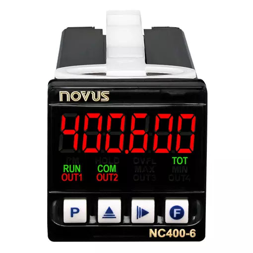 1/16 DIN 6-Digit Electronic Counter by Novus - NC400-6