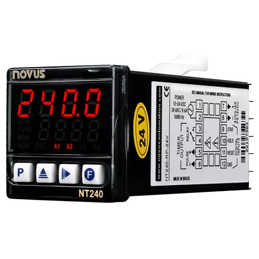 1/16 DIN Programmable Timer by Novus - NT240