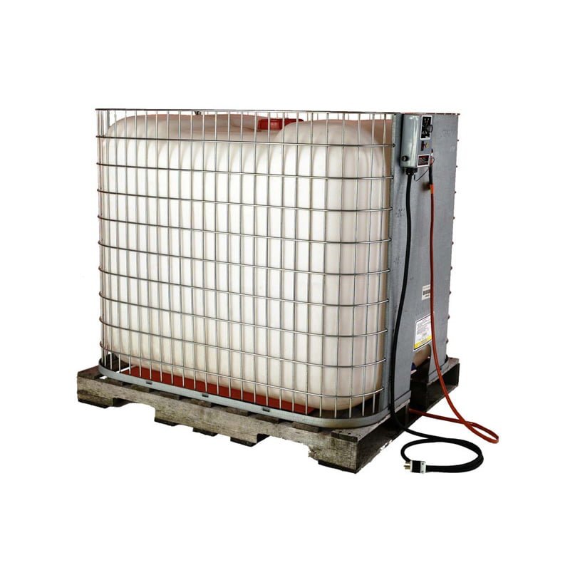 Briskheat Tote Tank Silicone Rubber Heating Pad with Digital Controller