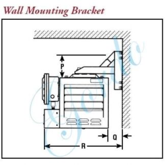 CXH-A-WMB-12 Wall Mount Kit , Wall Mounting Bracket white background