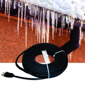120V 50 foot pre-assembled self regulating roof and gutter heat cable kit by Briskheat - FFRG15-50