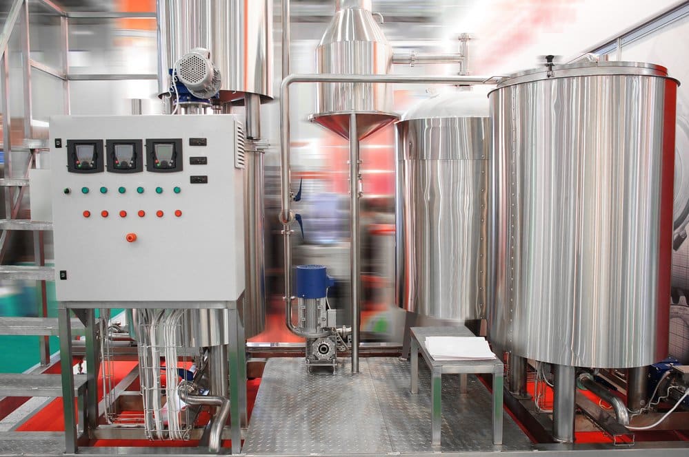 Process heating equipment at work in the food and beverage industry