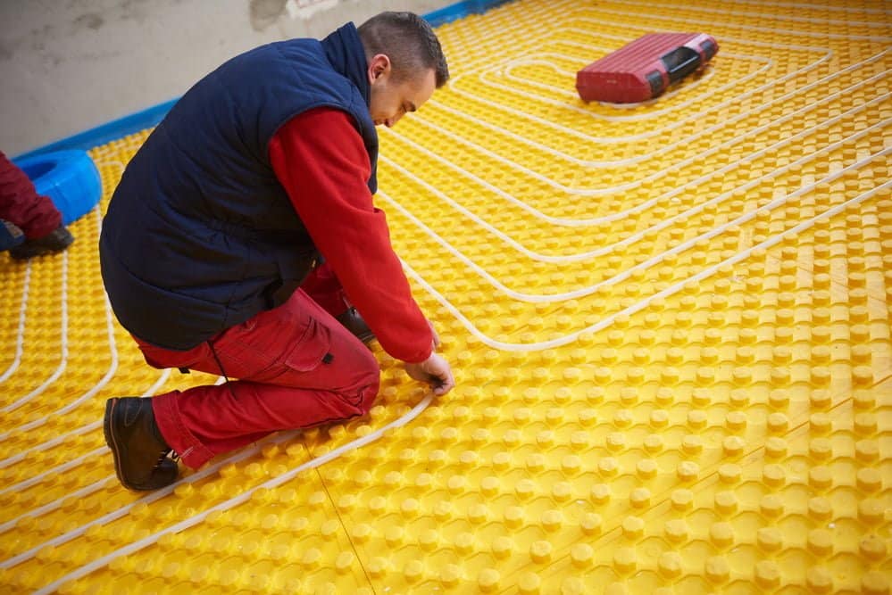 electric radiant floor heating cost to operate