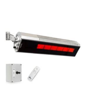 SunStar SGL35-N10-MG Overhead Gas Patio Heater with Remote Control